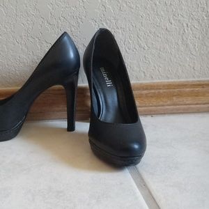High black heels